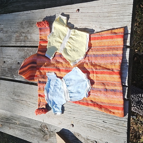 Vintage Handmade Baby Bunting with Set of Onises - Picture 2 of 15